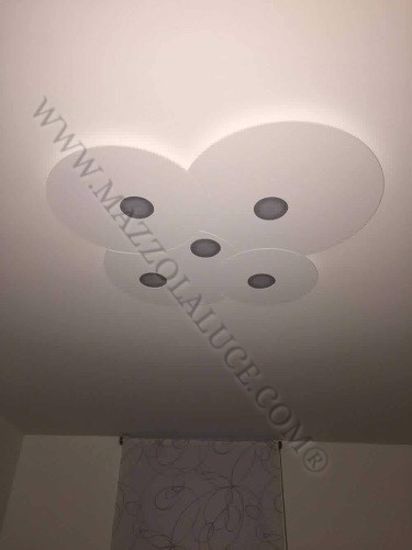 Picture of Toplight sand cloud led ceiling 5 lights gx53 modern design