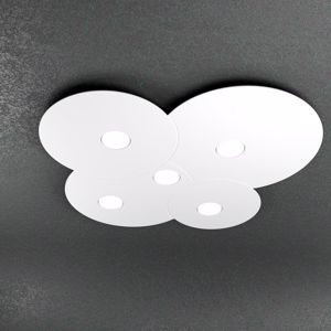 Picture of Toplight cloud ceiling lamp white modern design 5 lights