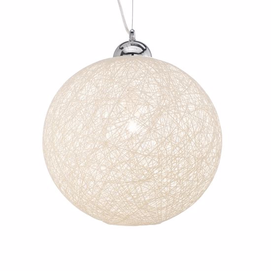 Picture of Ideallux basket sp1 d30 lamp sphere in cord