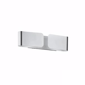Picture of Ideal lux clip ap2 mini wall lamp in chrome finished metal