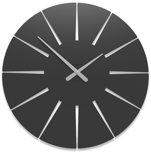 Picture of Callea design extreme m orologio nero da parete in legno taglio laser