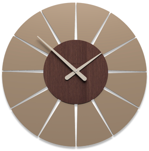 Picture of Moderno orologio da parete rovere wenge'' entreme m callea design