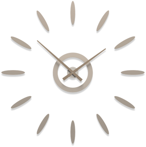 Picture of Callea design tiziano orologio tortora da parete 122cm num adesivi componibile