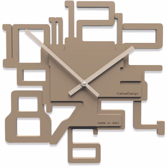 Picture of Callea design modern wall clock kron caffelatte