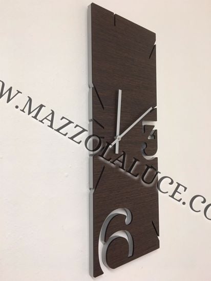 Picture of Callea design greg wenge oak wall clock 
