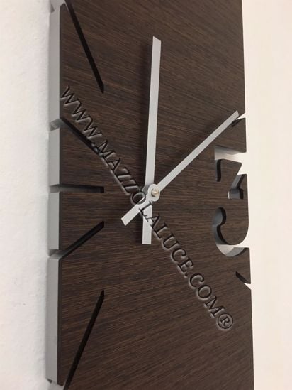 Picture of Callea design greg wenge oak wall clock 