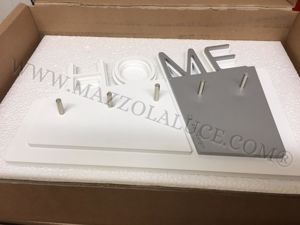 Picture of  callea design home modern wall key holder in aluminium colour