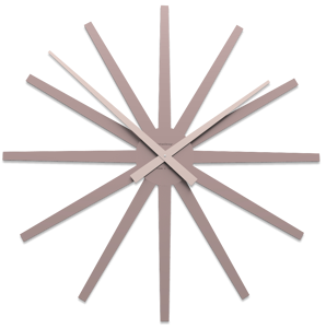 Picture of Callea design frizz orologio da muro moderno 81cm grigio prugna in legno