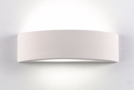 Picture of Isyluce curved plaster wall light 36,5cm