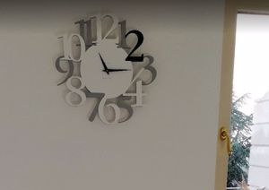 Callea design russell original wall clock black colour