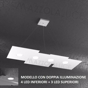 Picture of Top light plate suspension led double emission 4+3