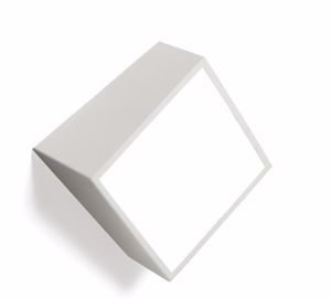 Picture of Applique da esterno quadrata ip44 g9 led metallo bianco