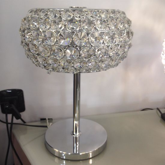 Picture of Illuminati bedside light with crystals 35cm