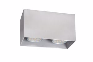 Picture of Ceiling cube spotlight 2 lights satin finish