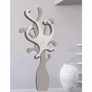 Picture of Pintdecor piovra bianca original coat hanger white and dove-grey octopus-shaped with pearly details