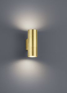 Picture of Applique cilindro foglia oro luce biemissione per interni