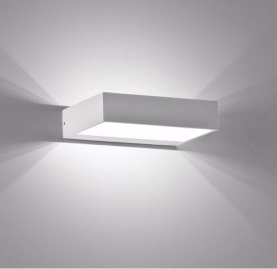 Picture of Led wall lights 6w 3000k 20cm white metal double emission isyluce 910
