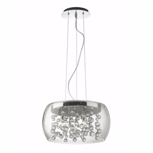 Picture of Ideal lux audi 80 pendant lamp crystals sp5 5 lights