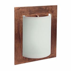 Picture of Linea light met wally ceiling lamp 20x25 rust
