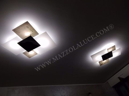 Picture of Top light shadow ceiling lamp 71cm gold leaf