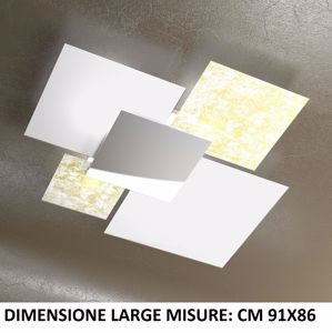 Picture of Top light shadow ceiling lamp 91cm gold leaf