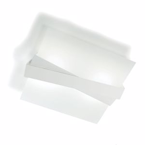 Picture of Linea light zig zag ceiling lamp 57x48 white