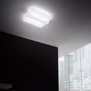 Picture of Linea light zig zag ceiling lamp 57x48 white