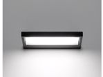 Led wall light 19w 66cm modern design black finish tablet series