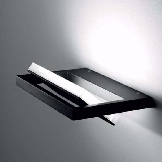 Picture of Led wall light 19w 66cm modern design black finish tablet series
