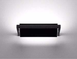 Rotating led wall light 19w 36cm black modern design tablet series