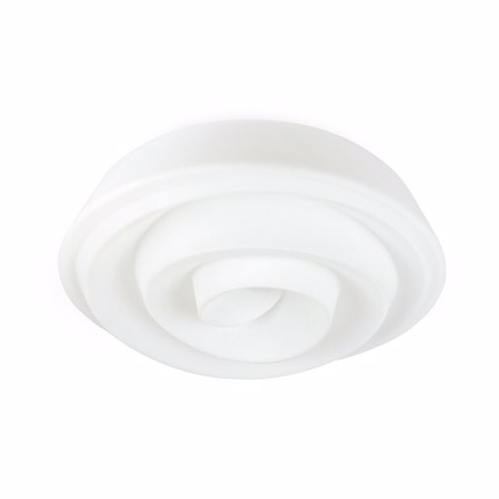 Picture of Linea light rose spiral ceiling lamp white ø75cm
