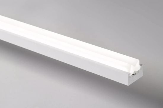Picture of Linea light ma&de xilema white wall lamp led thin 149cm