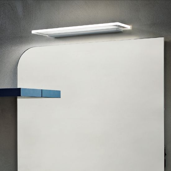 Linea light skinny wall lamp led 50w white 70cm