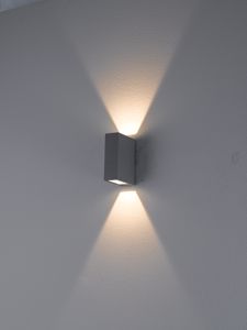 Picture of Applique bianco per pareti esterne led 2x3w 4000k ip54 doppia luce