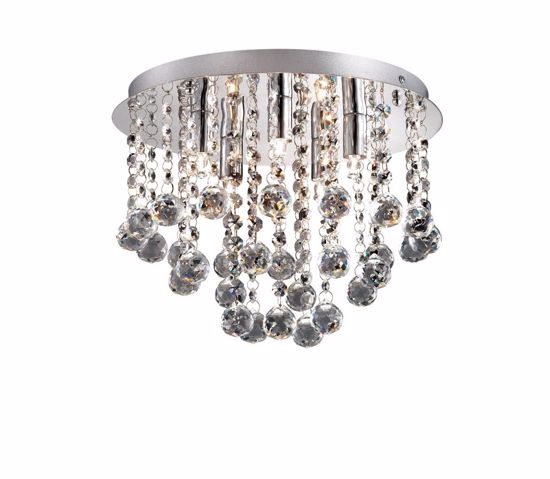 Picture of Ideal lux bijoux ceiling lamp crystals pl5 5 lights