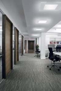 Linea light dublight led ceiling lamp 60x60cm 32w