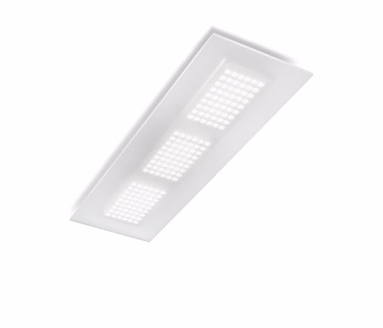 Picture of Linea light dublight led ceiling lamp 100x30cm 35w