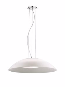 Picture of Ideal lux lena modern glass pendant lamp sp3 d74 white