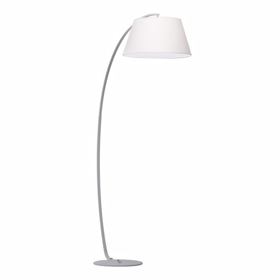 Picture of Ideal lux pagoda pt1 white floor lamp with shade
