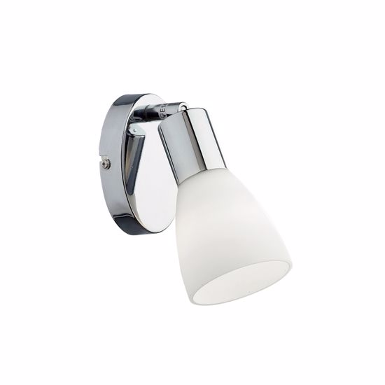 Picture of Ideal lux snake ap1 wall lamp white glass diffuser