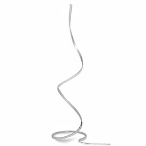 Picture of Mantra nur silver xl led floor lamp dimmer ultra modern silver design 22w 3000k