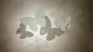 Callea design magnetic key holder butterflies dove grey