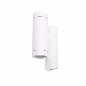 Picture of Faro steps outdoor wall lamp white 1 light