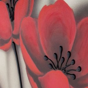 Picture of Quadro 130x60 moderno papaveri rossi tela decorata