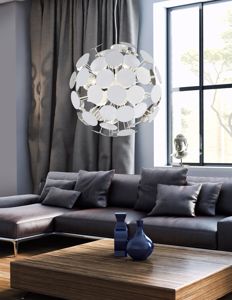 Picture of Lampadari moderni bianco sfera per soggiorno salotto