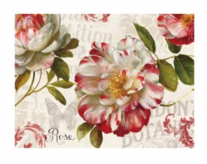 Picture of Wall art flowers print on canvas 140x70
