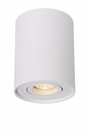 Picture of White cylindric spotlight 1-light gu10 adjustable