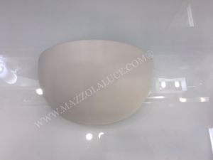 Isyluce wall lamp white ceramic l28cm paintable