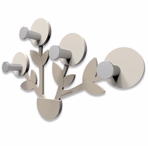 Picture of Callea design francine modern wall coat hanger dove grey