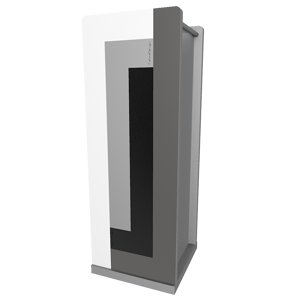 Picture of Portaombrelli moderno da ingresso callea design stripes nero grigio bianco